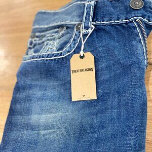 (NWT) True Religion Men's Whitewash Jeans Size 38